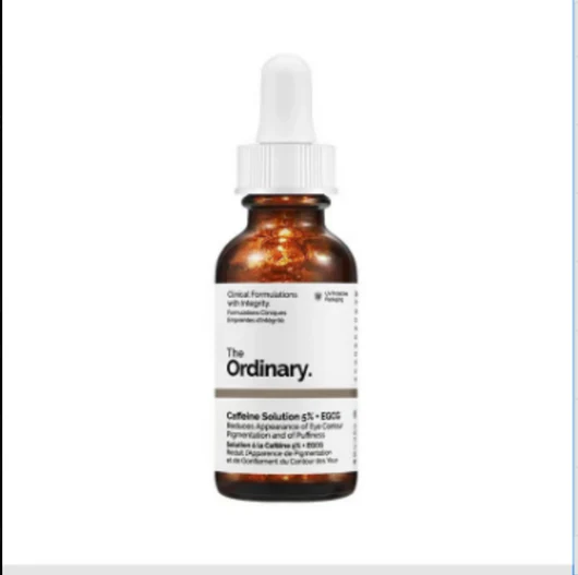 The Ordinary Caffeine Solution 5% + EGCG Eye Serum – Reduces Puffiness & Dark Circles