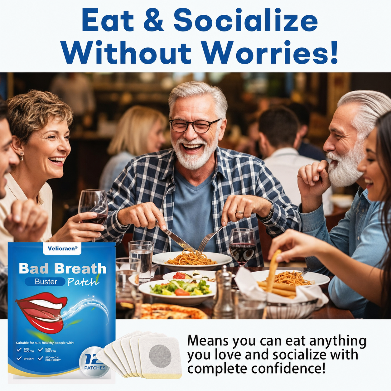 Velioraen® Bad Breath Buster Patches